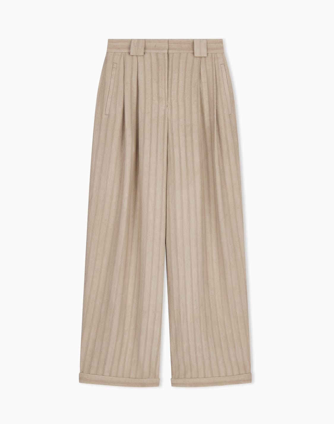 cold-dyed-textured-striped-dobby-fabric-trousers-beige--emporio-armani