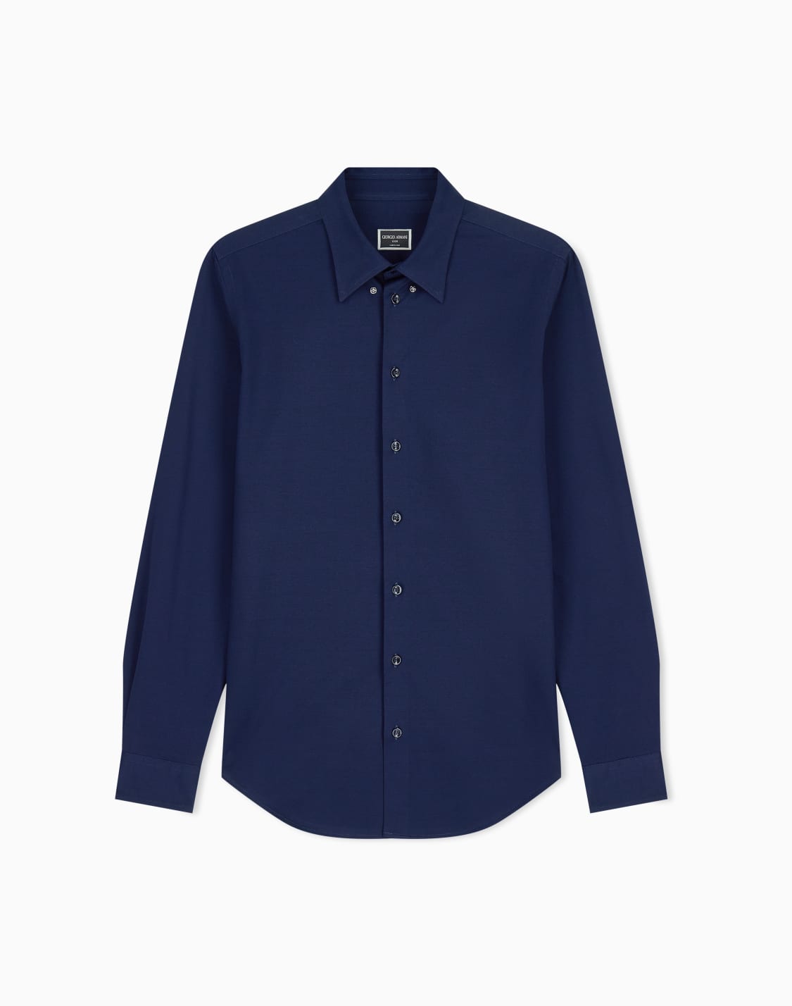 cotton-shirt-in-slim-fit-jersey-with-classic-collar-icon-navy-blue--giorgio-armani
