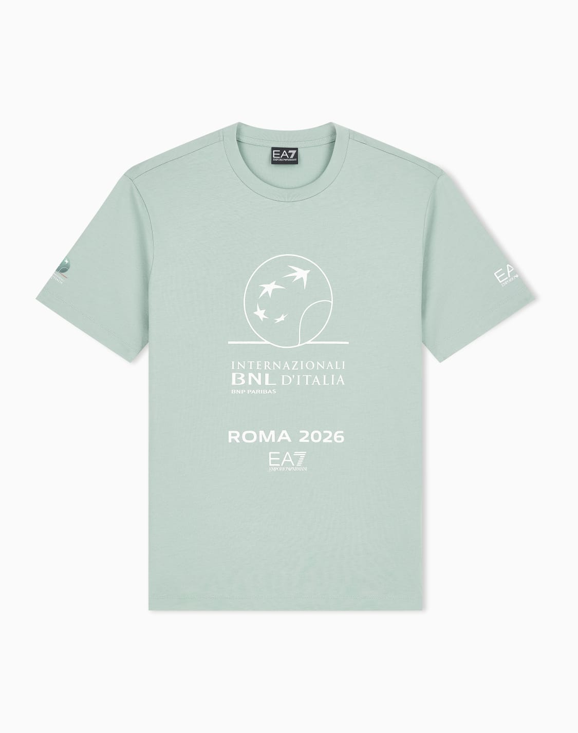 camiseta-de-cuello-redondo-de-algodn-masters-de-roma-internazionali-bnl-ditalia-verde--ea7