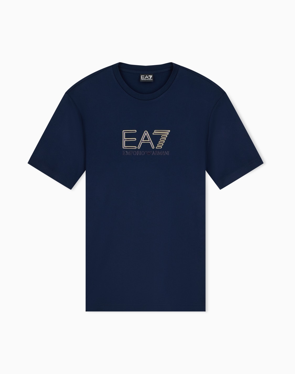t-shirt-premium-label-en-jersey-de-viscose-grand-logo-bleu-marine--ea7