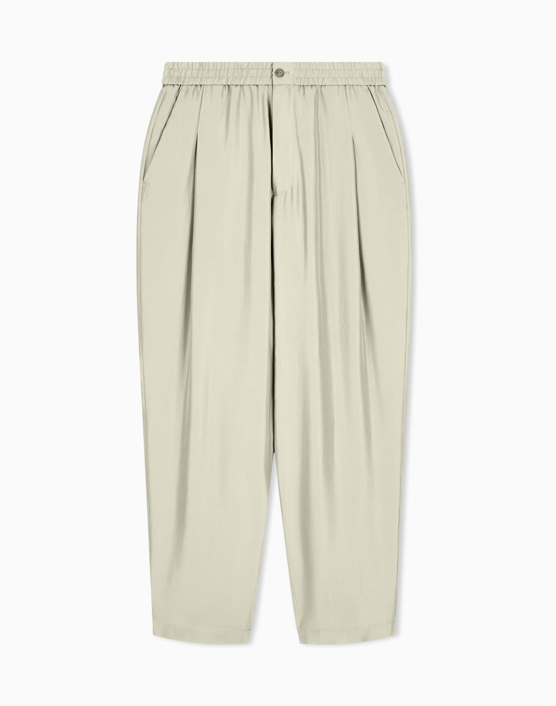 pantalon-coupe-large-en-soie-habotai-unie-vert--giorgio-armani