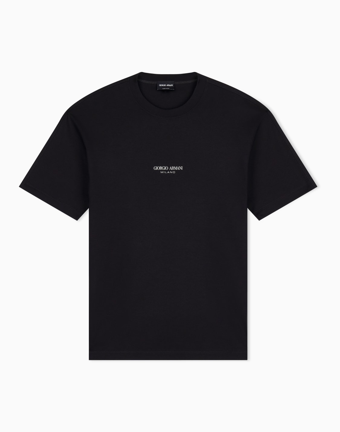 cotton-crew-neck-t-shirt-in-interlock-with-logo-black--giorgio-armani