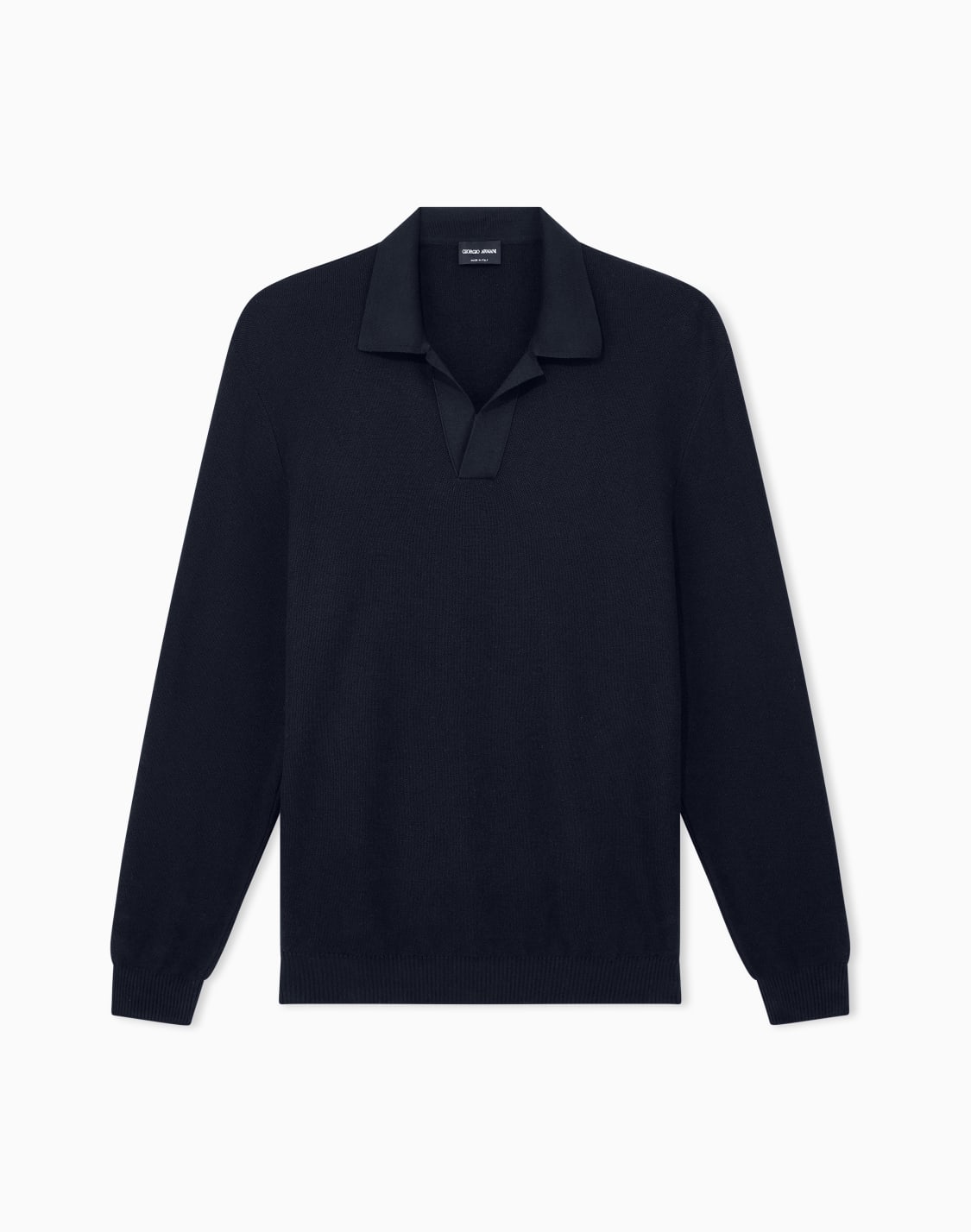 polo-en-maille-nid-dabeille-de-laine-vierge-bleu-marine--giorgio-armani