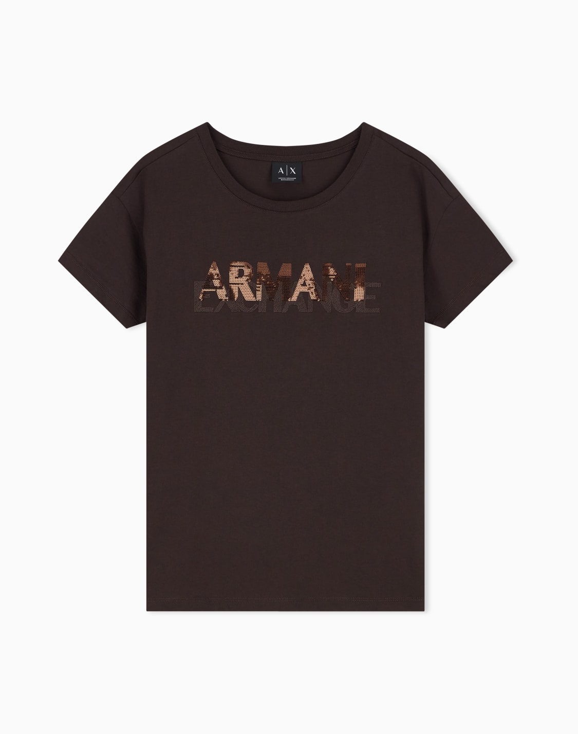 oversized-t-shirt-in-cotton-jersey-brown--armani-exchange