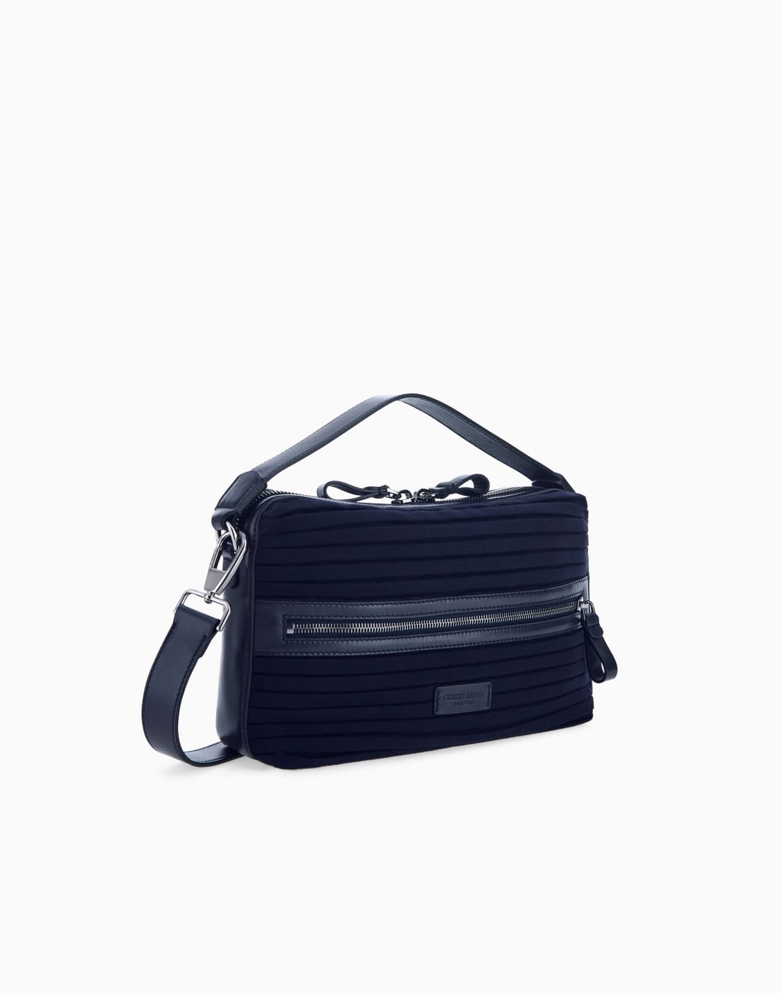 pleated-canvas-crossbody-bag-navy-blue--giorgio-armani
