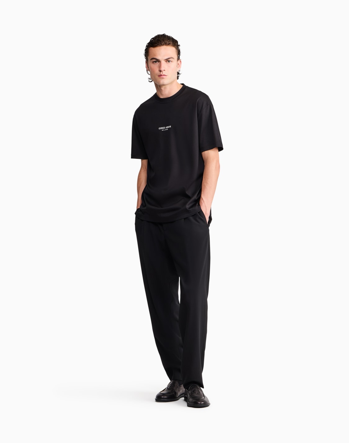 cotton-crew-neck-t-shirt-in-interlock-with-logo-black--giorgio-armani