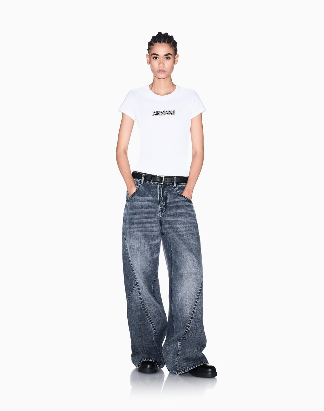 t-shirt-up-for-party-baumwolljersey-schlanke-passform-wei--armani-exchange