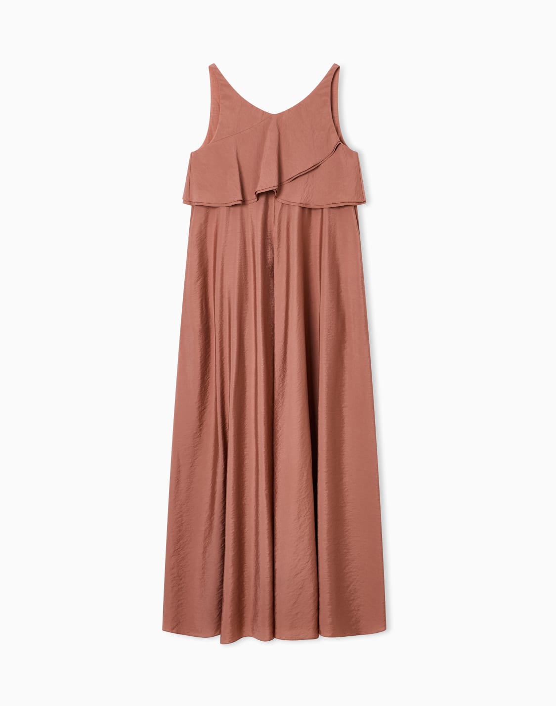 robe-longue-en-mousseline-de-modal-icon-rose--emporio-armani