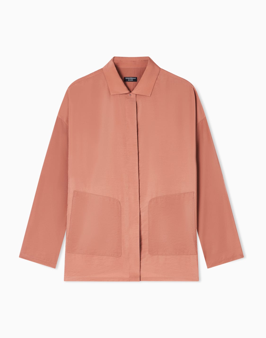 chemise-en-mousseline-de-modal-icon-rose--emporio-armani