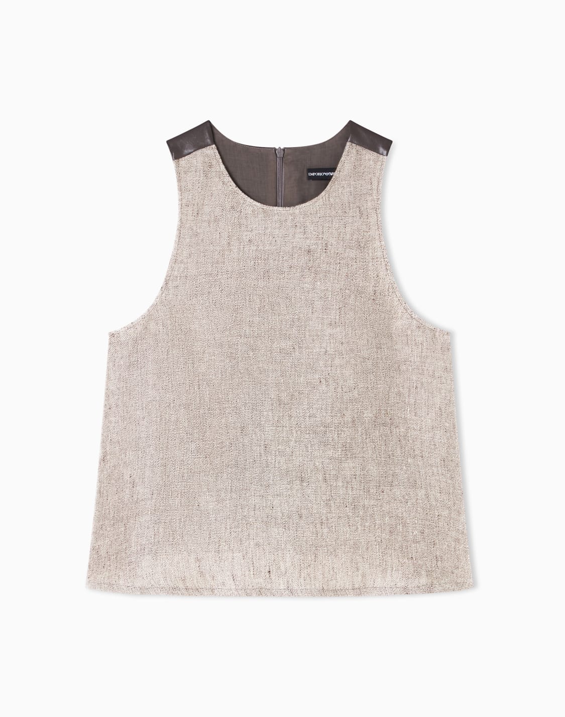 top-de-tela-gruesa-de-lino-beige--emporio-armani