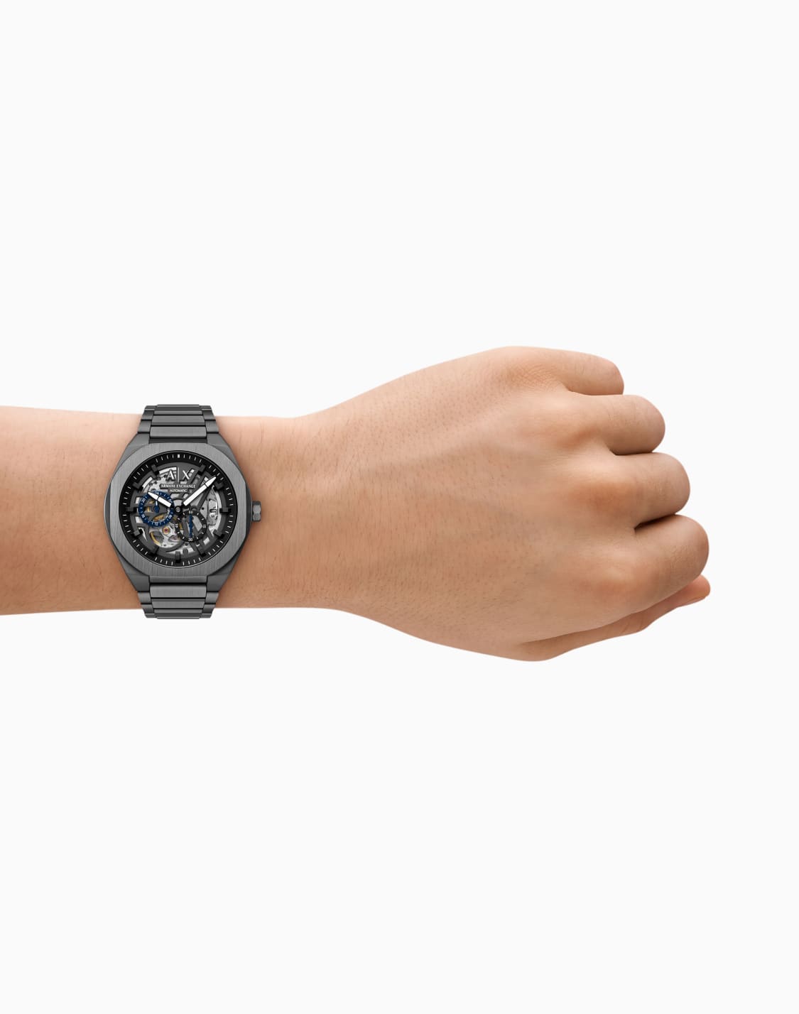 -sync-automatic-gunmetal-stainless-steel-watch-multicolored--armani-exchange