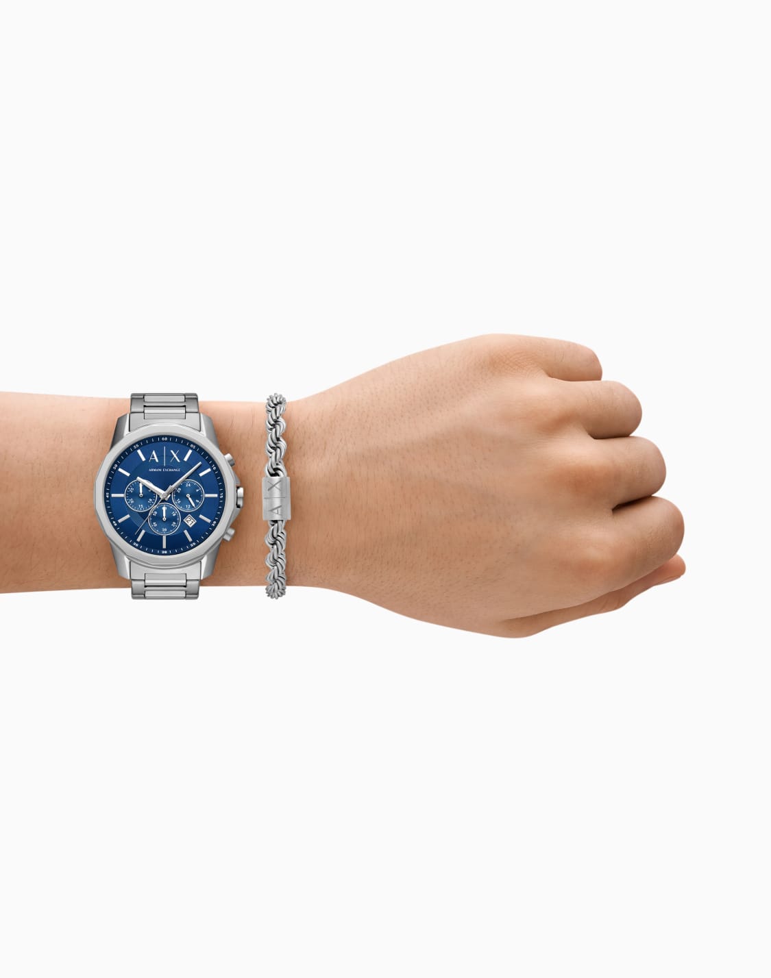 set-de-regalo-con-pulsera-y-reloj-con-crongrafo-de-acero-inoxidable-multicolor--armani-exchange