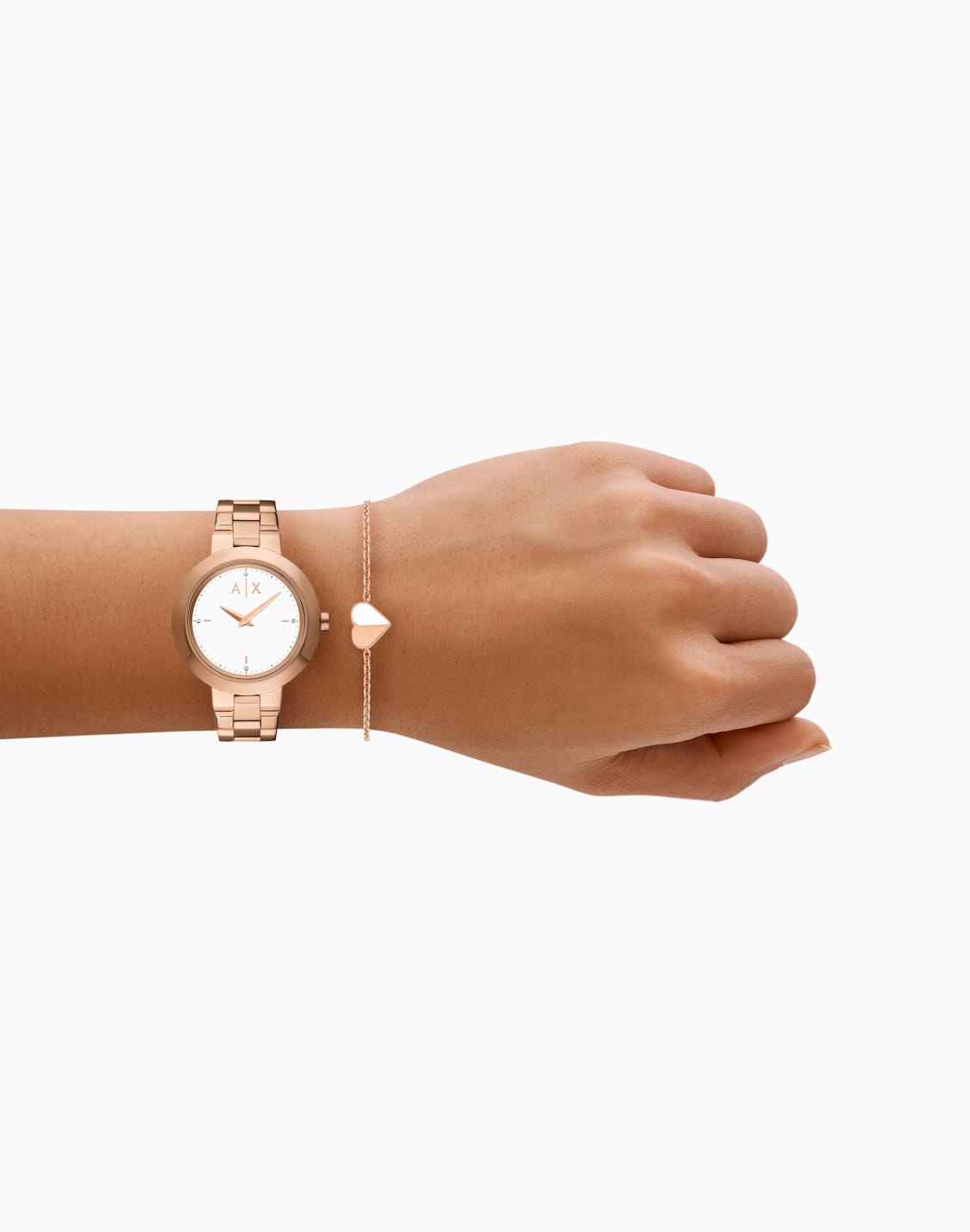 set-regalo-con-orologio-a-due-lancette-e-bracciale-in-acciaio-inossidabile-color-oro-rosa-multicolore--armani-exchange