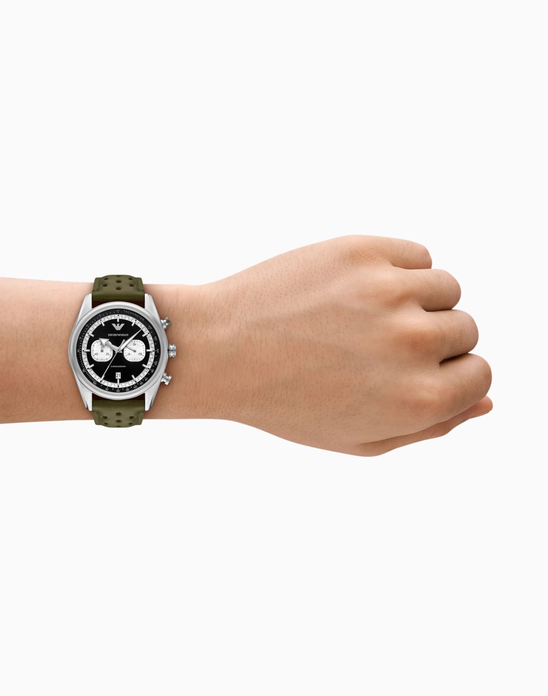 chronograph-green-leather-watch-multicolored--emporio-armani