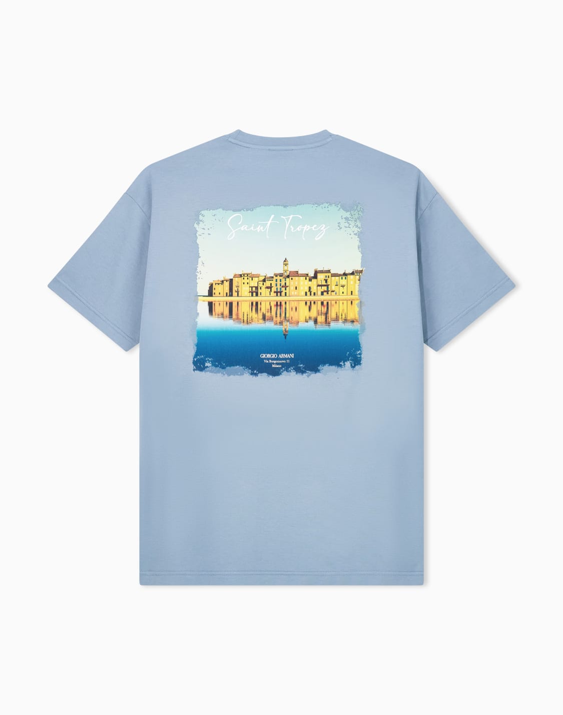 t-shirt-en-jersey-interlock-de-coton-avec-imprim-au-dos--motif--giorgio-armani