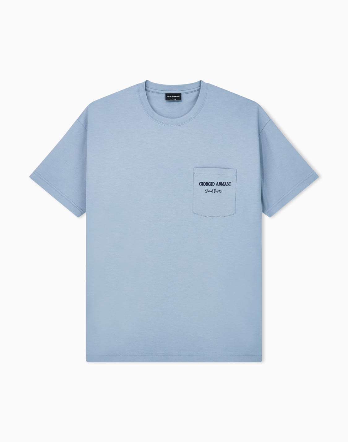 t-shirt-en-jersey-interlock-de-coton-avec-imprim-au-dos--motif--giorgio-armani