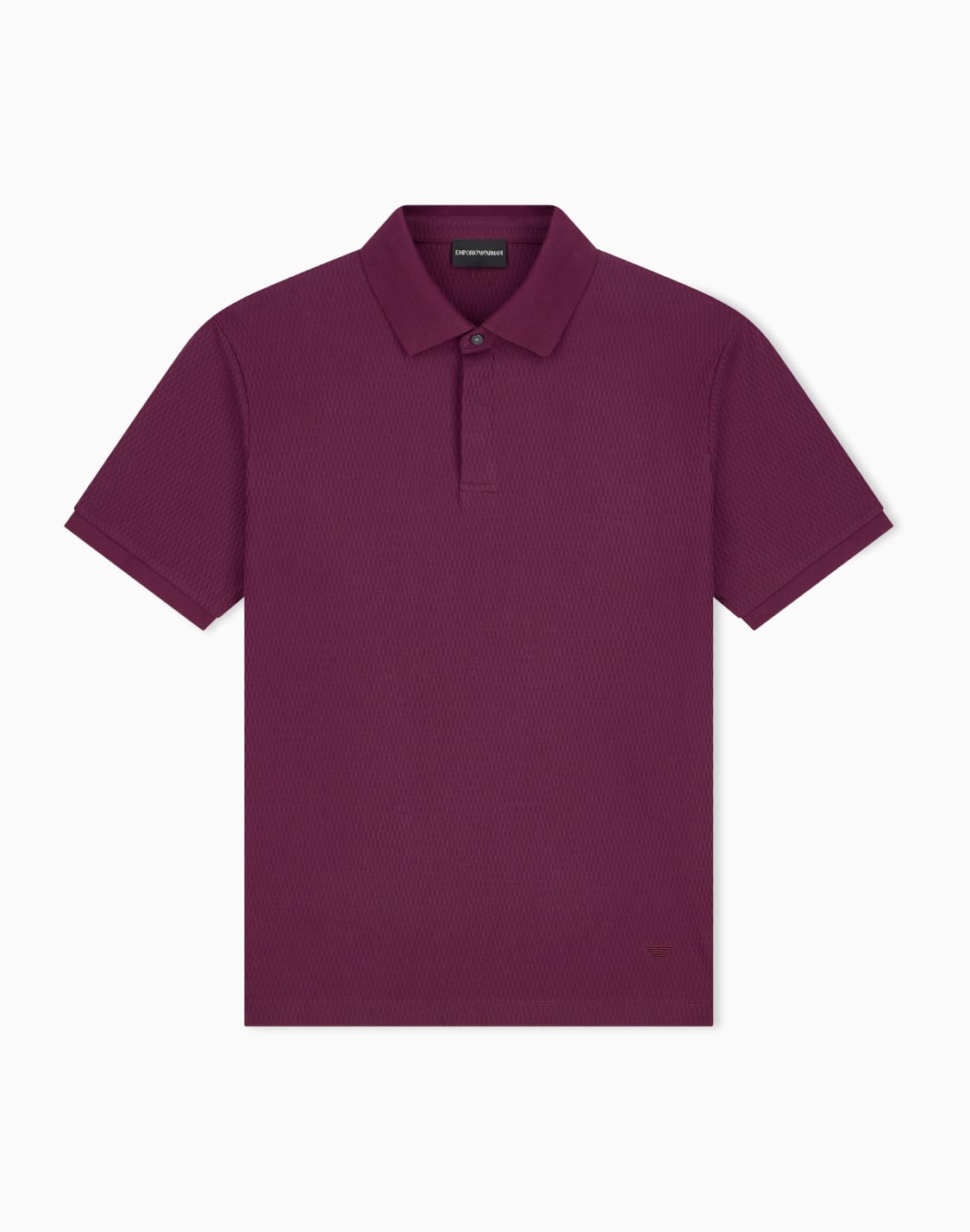 polo-shirt-in-cotton-jacquard-jersey-with-regular-fit-purple--emporio-armani