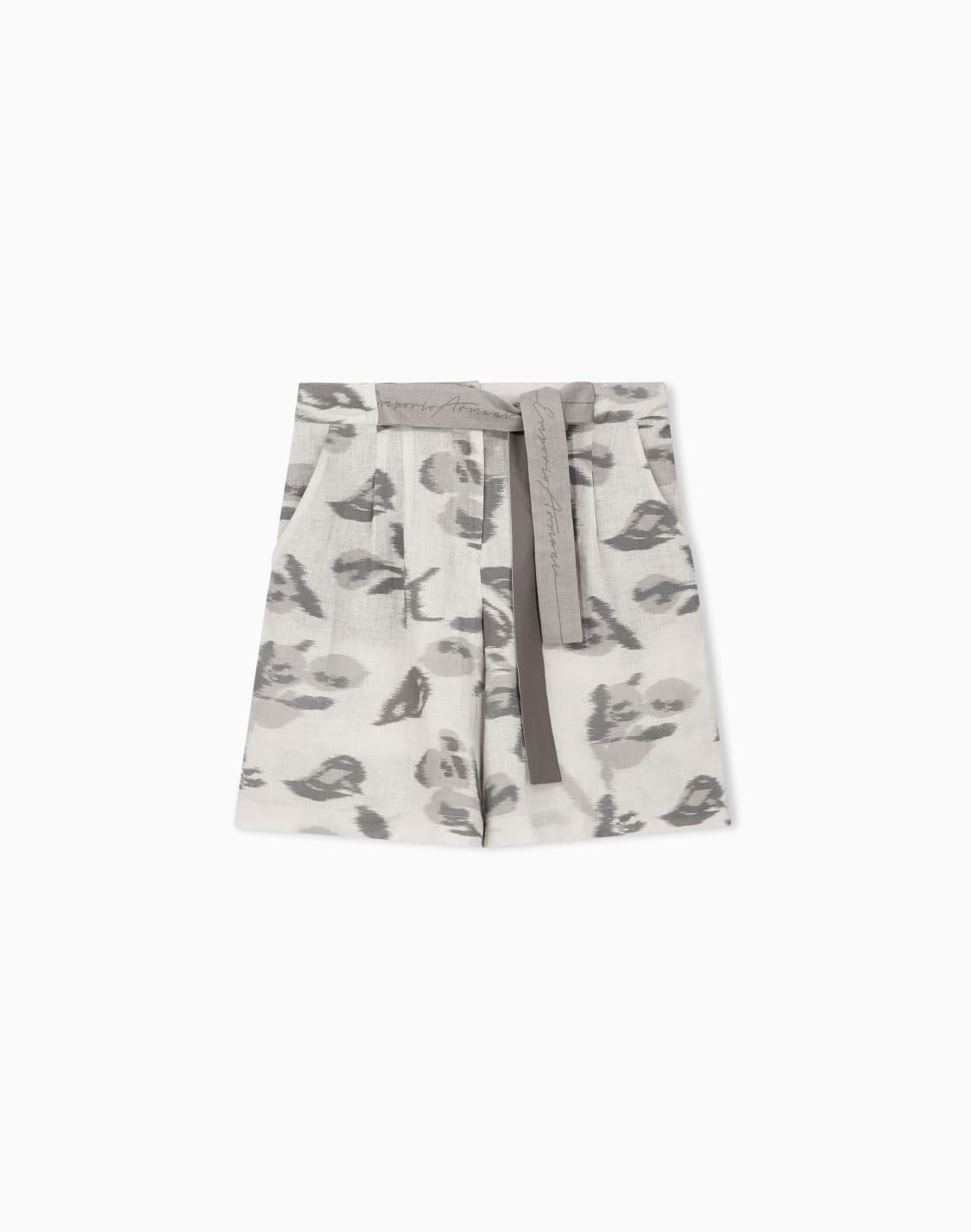 linen-bermuda-shorts-with-a-chin-flower-print-and-belt-patterned--emporio-armani