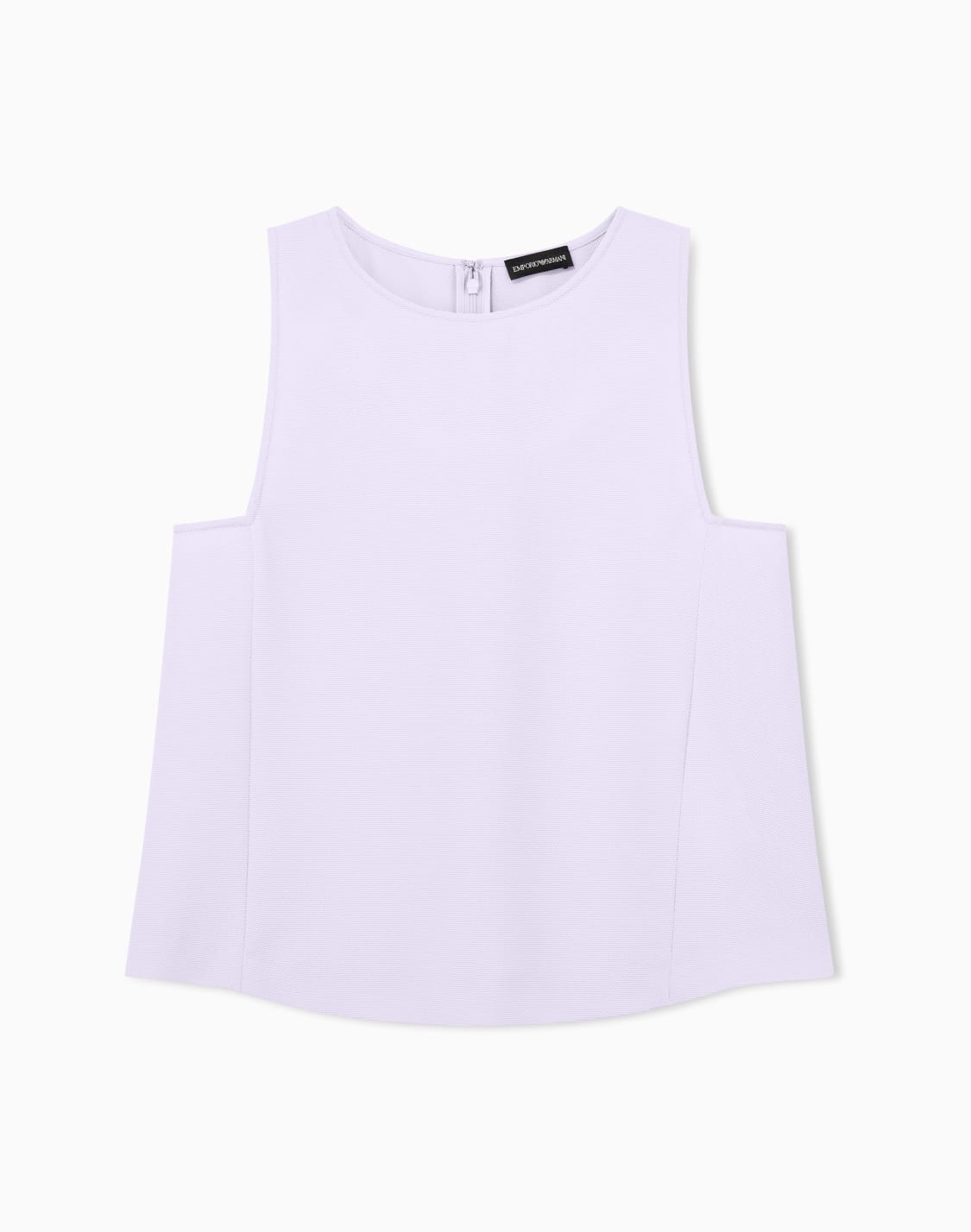 top-sin-mangas-con-cuello-redondo-y-cremallera-trasera-morado--emporio-armani
