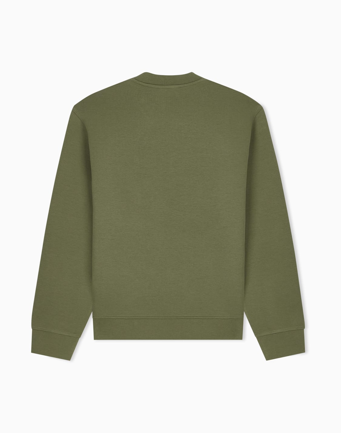 sweatshirt-essential-in-double-jersey-cotton-green--emporio-armani