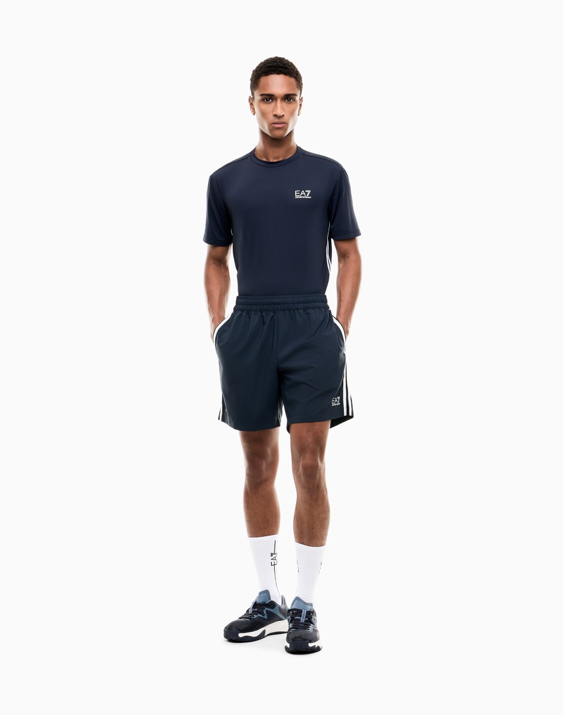 jersey-t-shirt-tennis-pro-regular-fit-with-rib-details-navy-blue--ea7