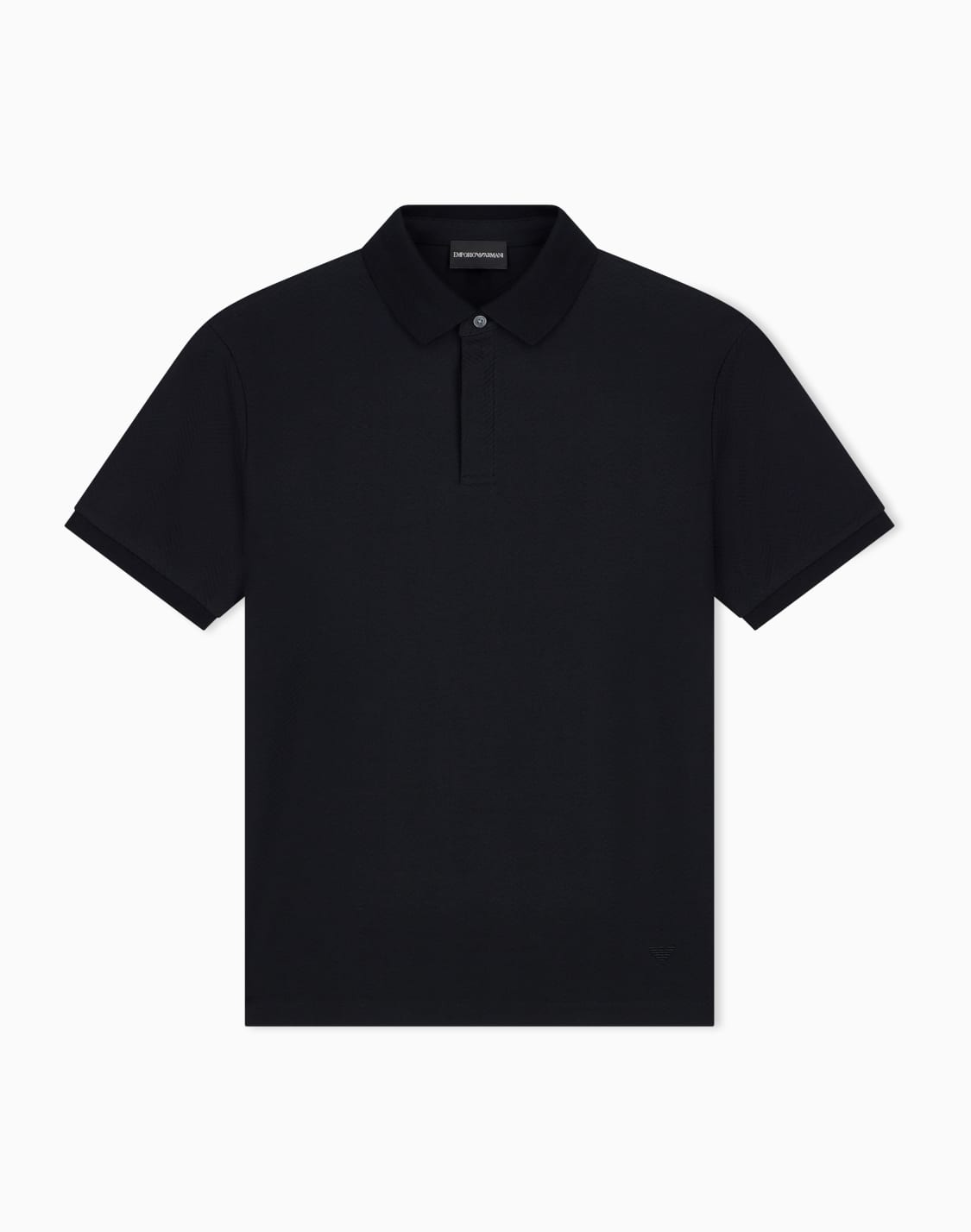 polo-shirt-in-cotton-jacquard-jersey-with-regular-fit-black--emporio-armani