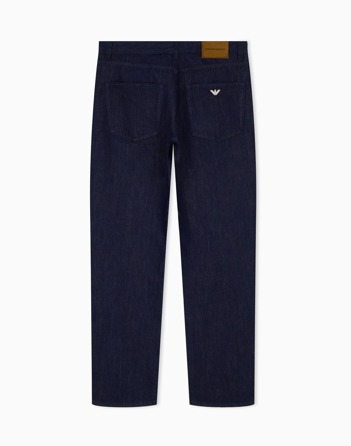 five-pocket-straight-leg-jeans-in-cotton-and-linen-denim-블루--emporio-armani