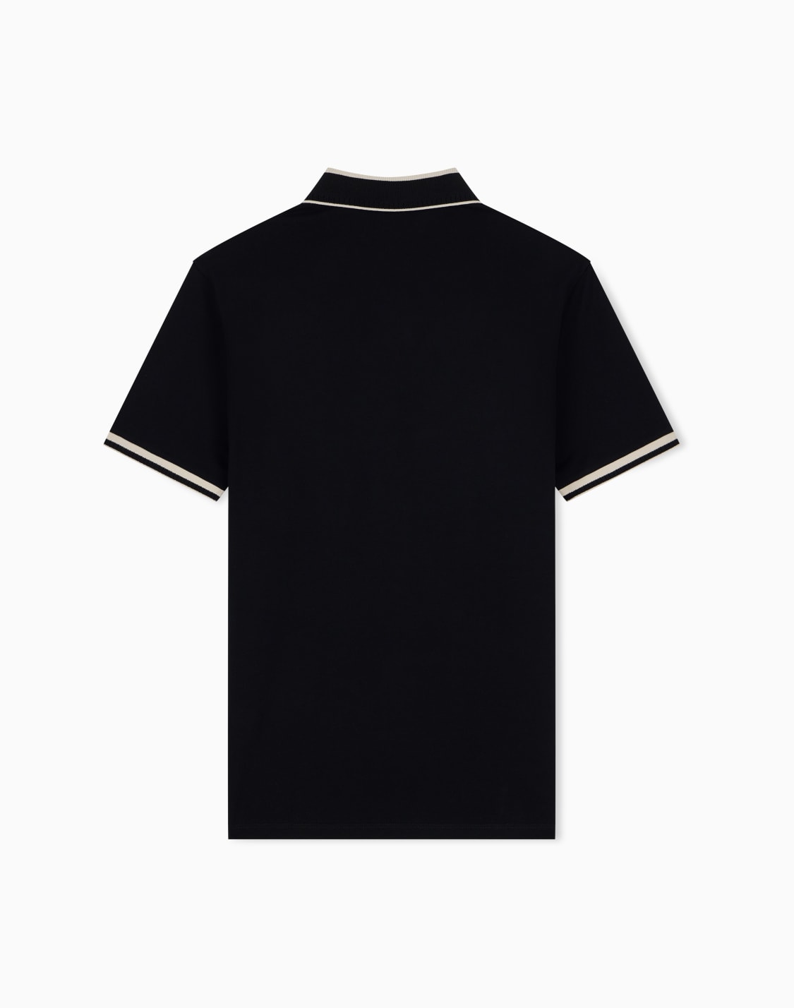 polo-shirt-with-regular-fit-in-cotton-pique-black--emporio-armani