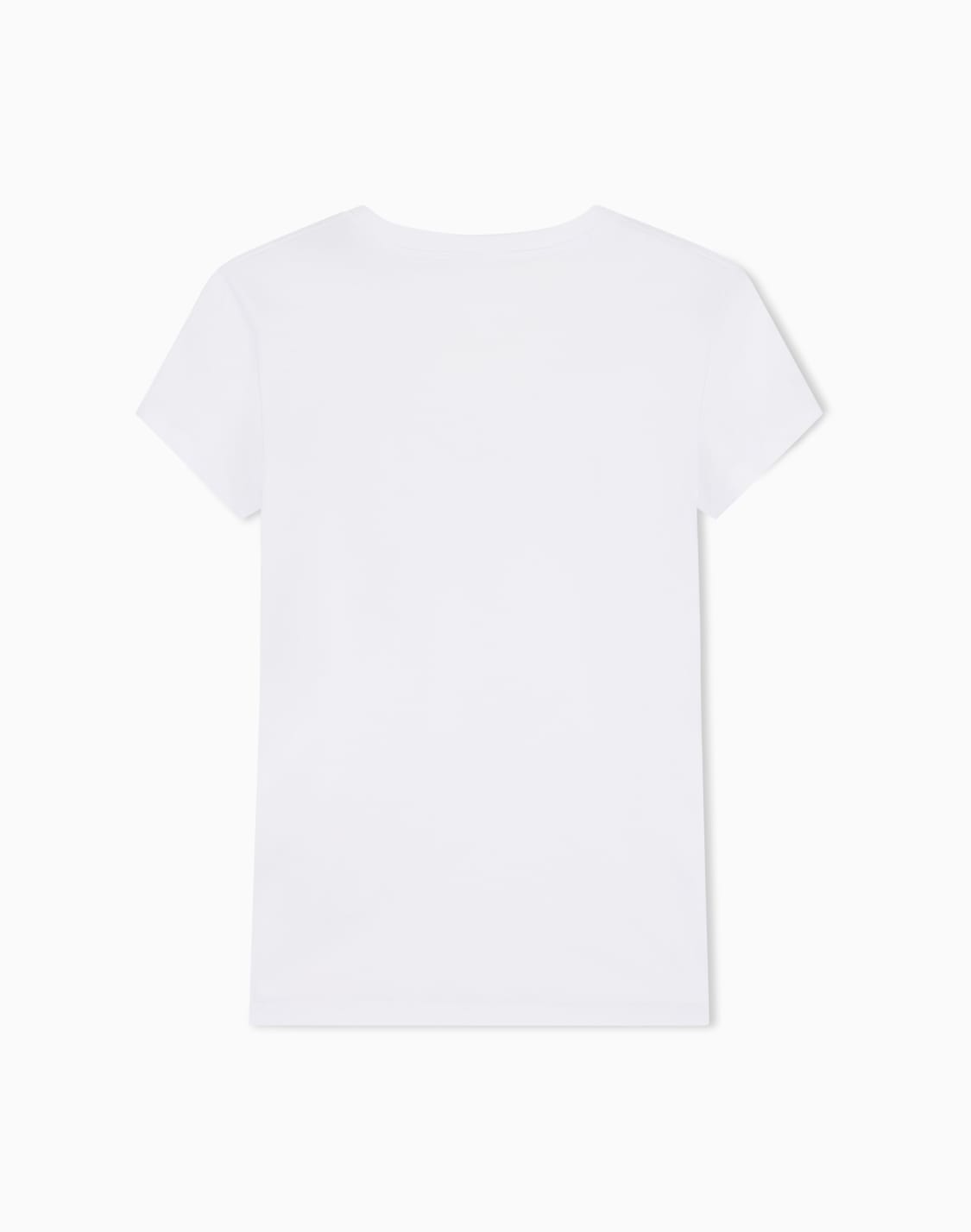 ボックスロゴ-半袖vネックtシャツ-ホワイト--armani-exchange