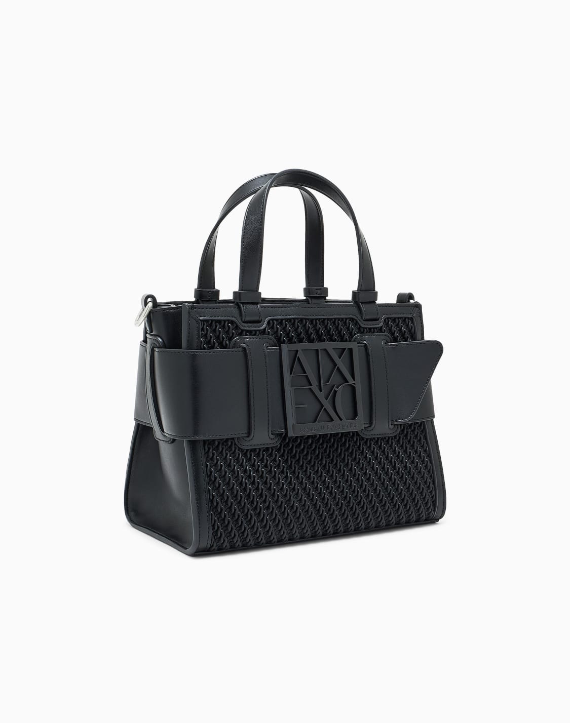 -tote-bag-with-an-embossed-texture-black--armani-exchange