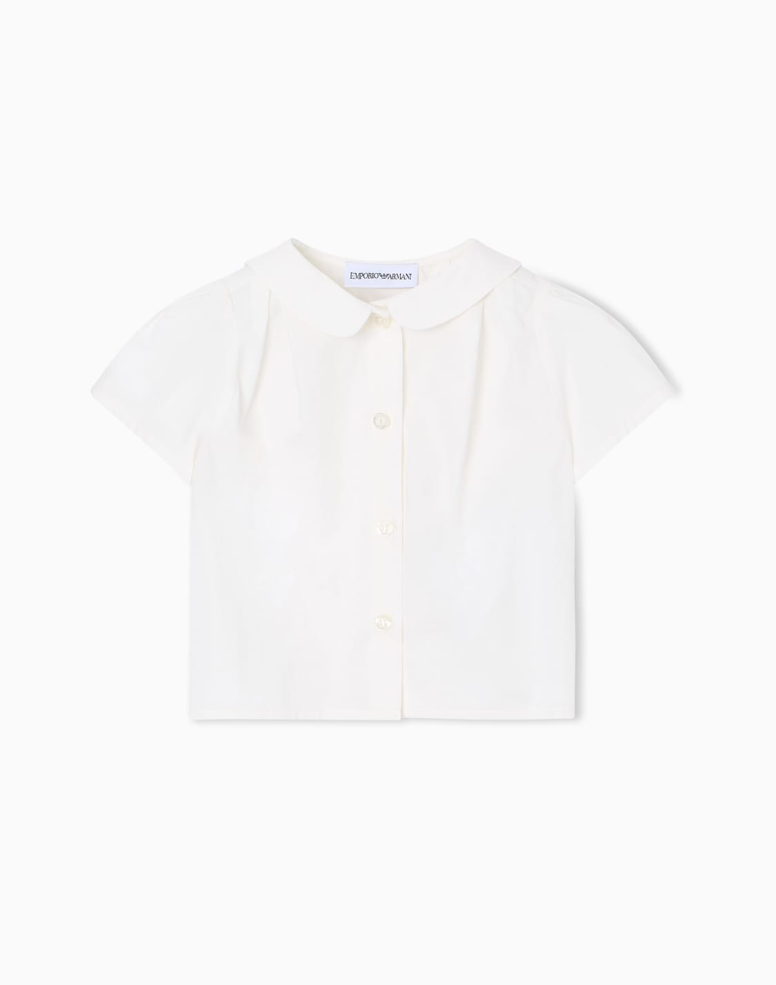 camicia-in-popeline-bianco--emporio-armani