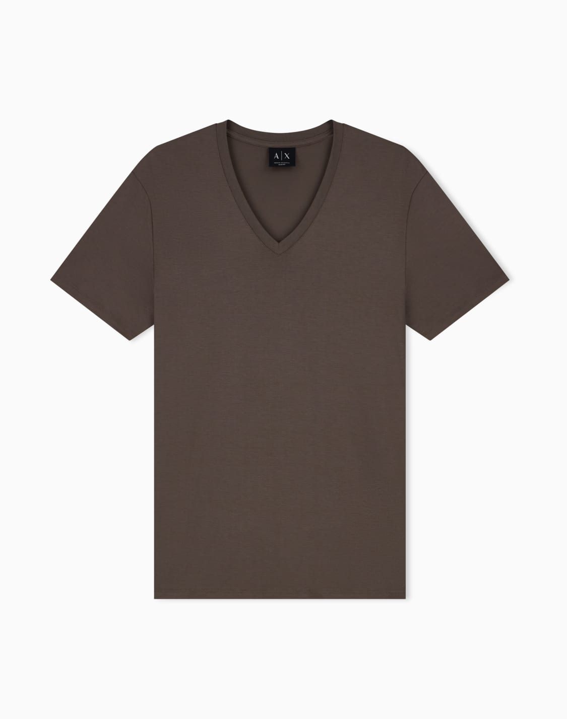 slim-fit-t-shirt-essential-pima-cotton-jersey-brown--armani-exchange