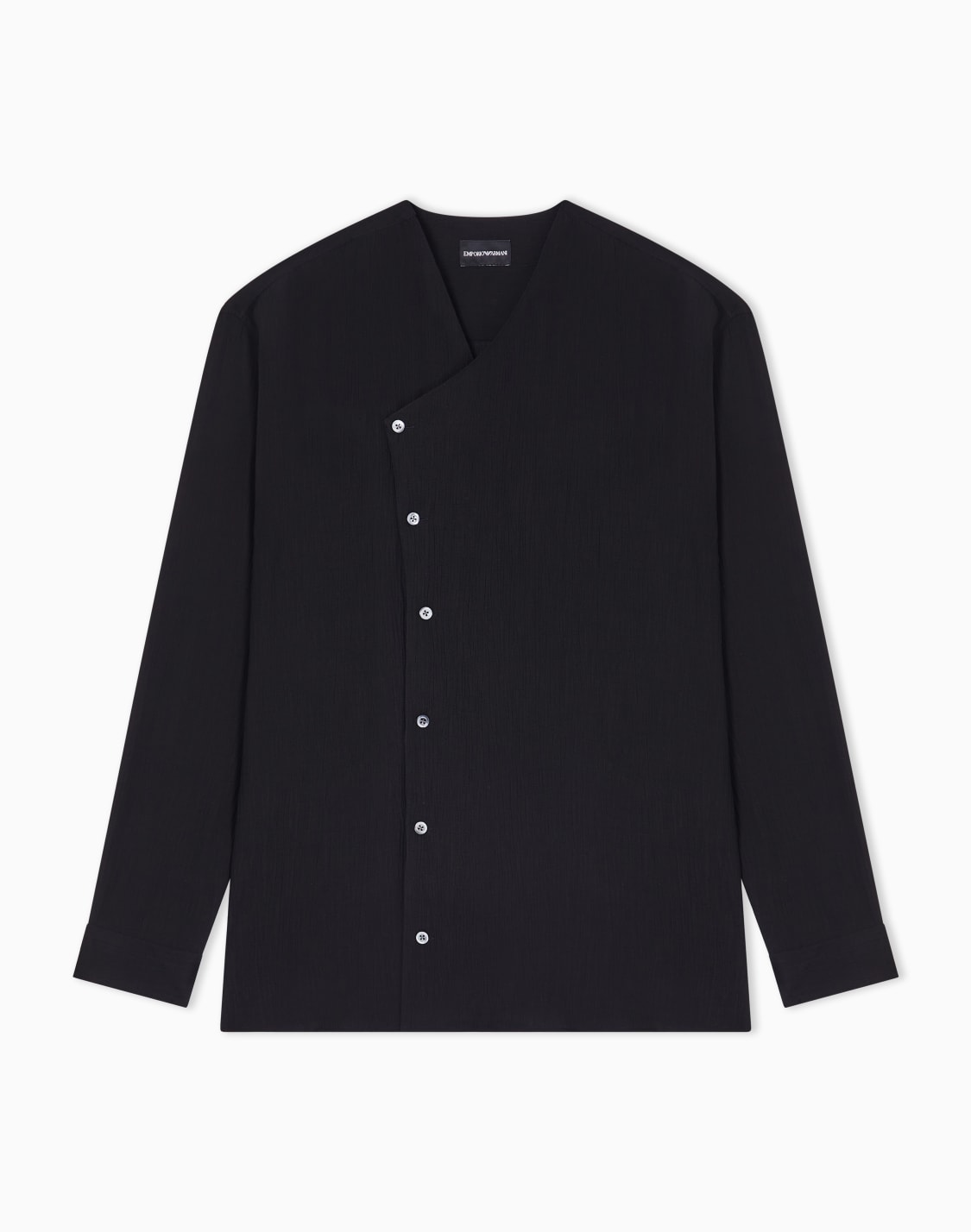 shirt-with-off-centre-closure-in-crpe-fabric-black--emporio-armani