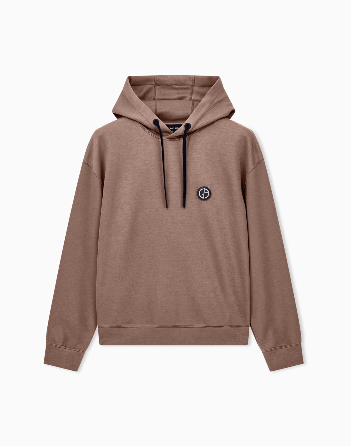 sweatshirt-regular-fit-in-soft-double-micromodal-jersey-brown--giorgio-armani