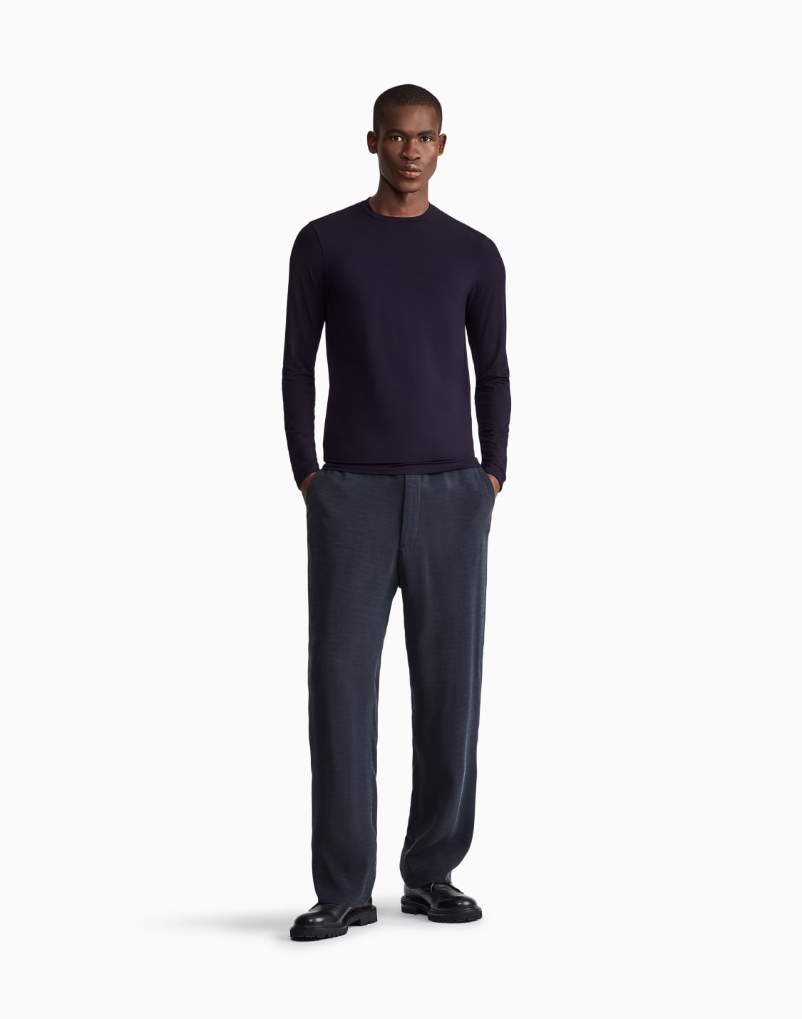 pull-en-jersey-de-viscose-stretch-col-rond-exclusivit-web-violet--giorgio-armani