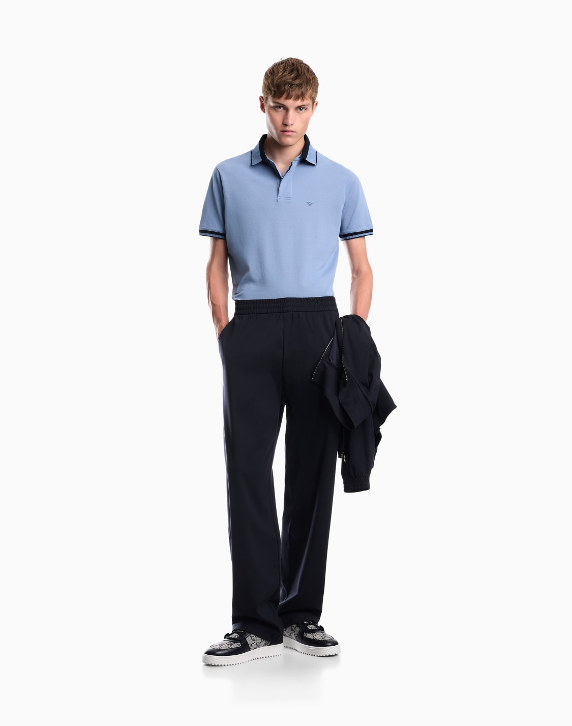 polo-shirt-with-regular-fit-in-cotton-pique-라이트-블루--emporio-armani