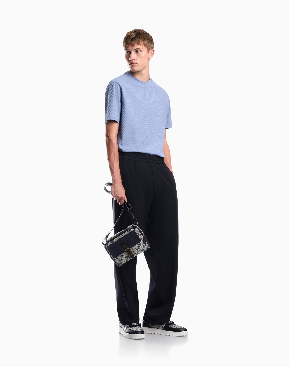 t-shirt-in-jersey-di-cotone-jacquard-a-vestibilit-regular-azzurro--emporio-armani