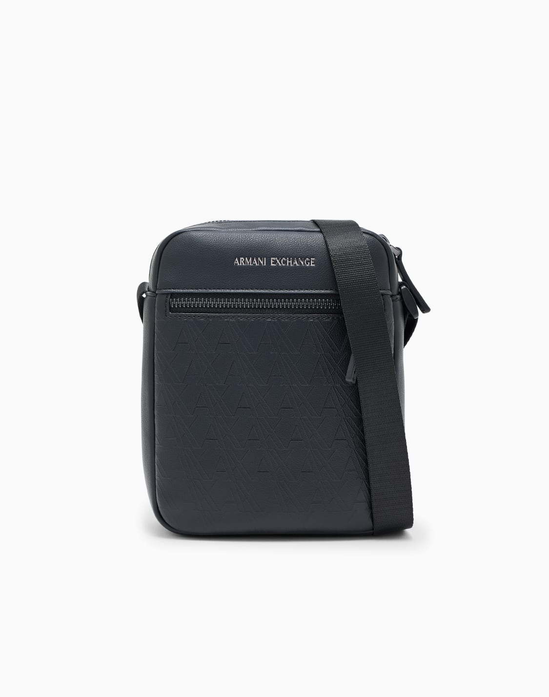 messenger-bag-mit-prgemuster-und-verstellbarem-gurt-schwarz--armani-exchange