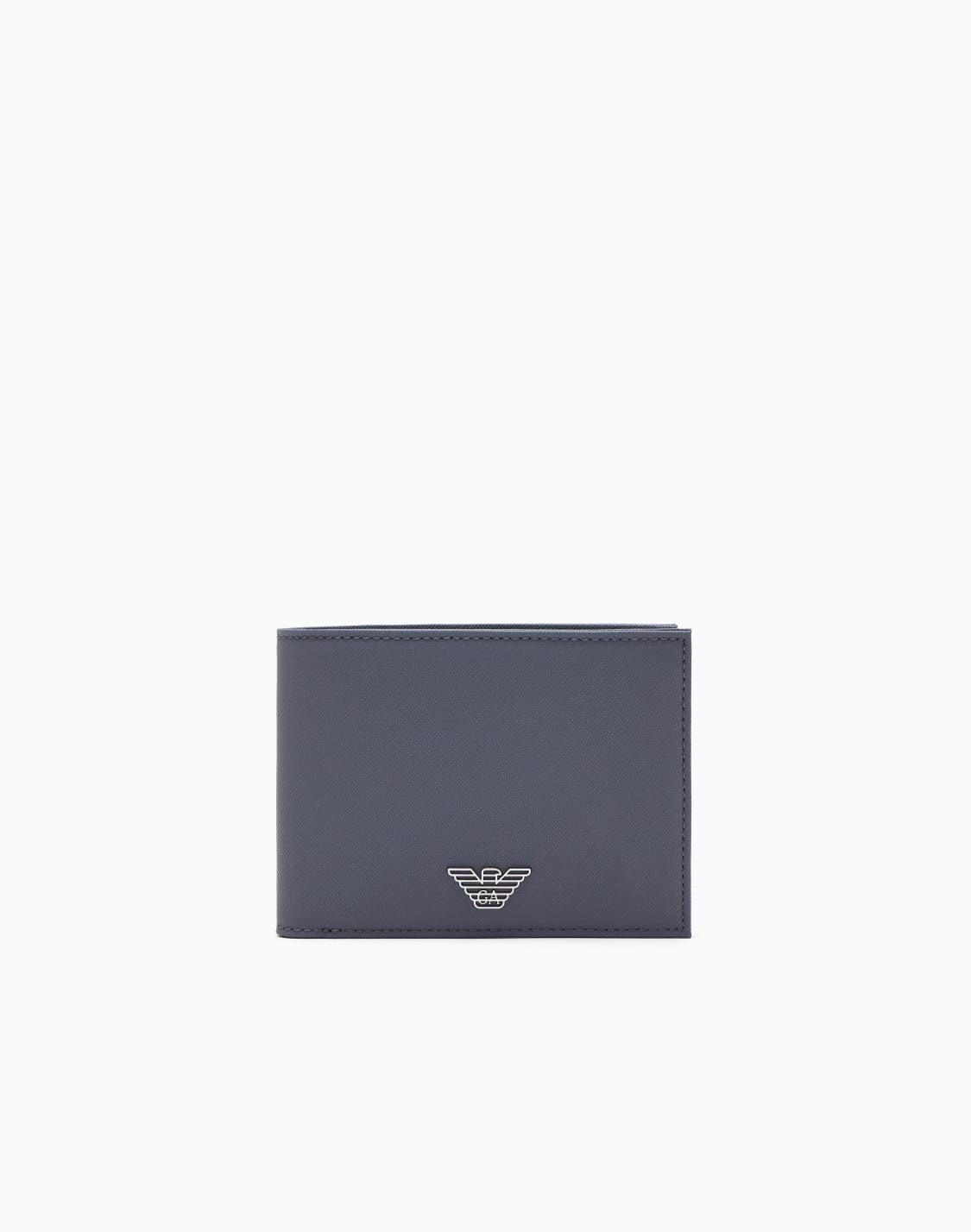 コインポケットウォレット-再生サフィアノレザ-イグルプレト付き-グレ--emporio-armani