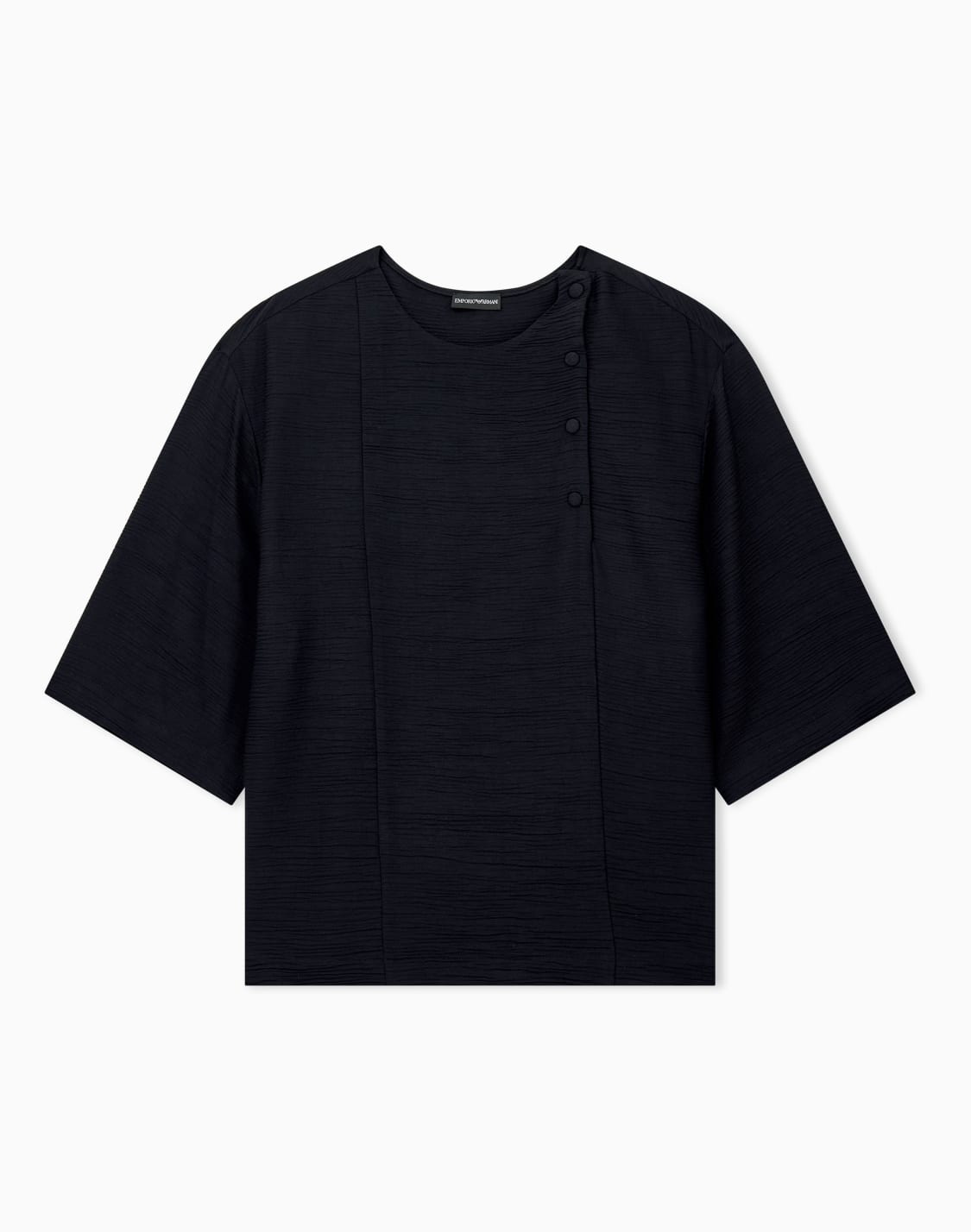 textured-fabric-blouse-with-bark-effect-signature-capsule-black--emporio-armani