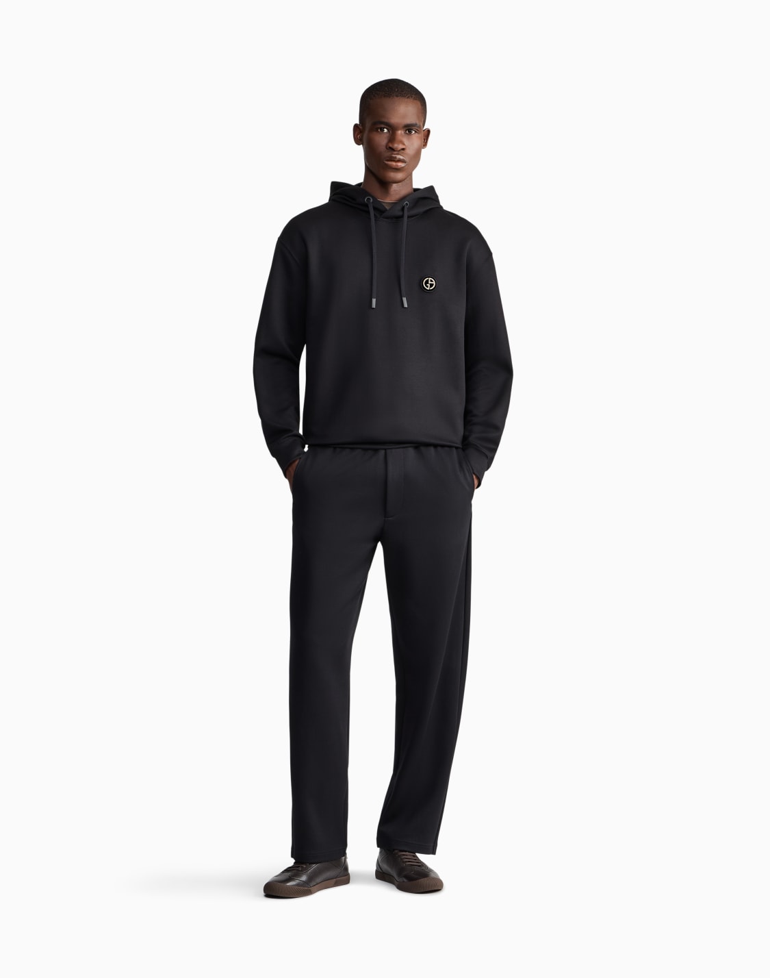 freizeithose-aus-jersey-mit-kordelzug-und-geradem-bein-schwarz--giorgio-armani
