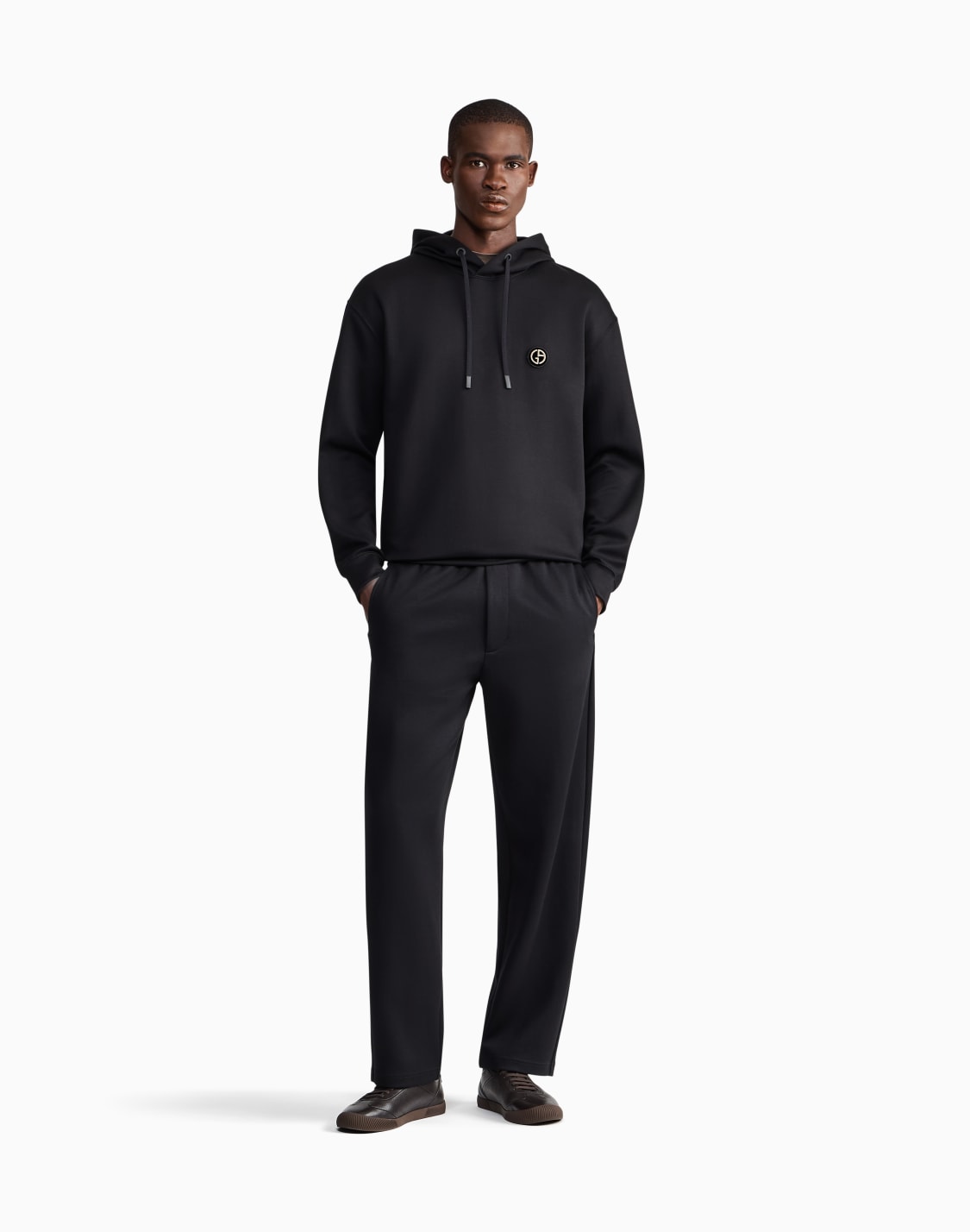 hoodie-im-regular-fit-aus-double-jersey-mit-kordelzug-schwarz--giorgio-armani