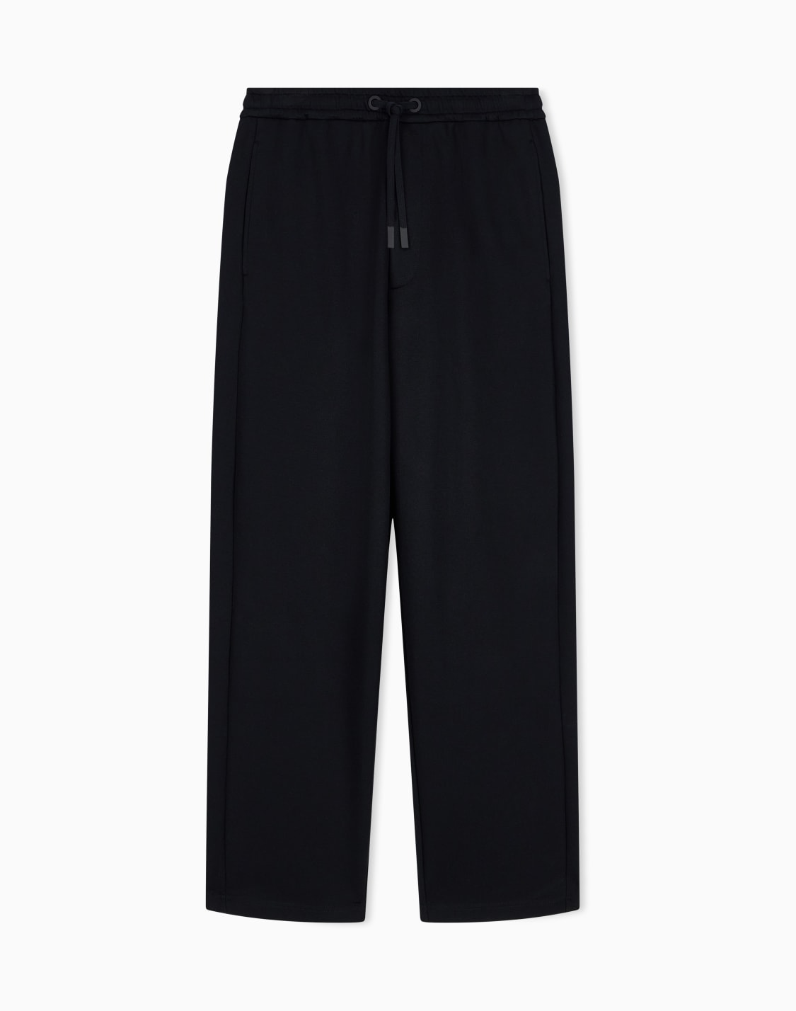 freizeithose-aus-jersey-mit-kordelzug-und-geradem-bein-schwarz--giorgio-armani