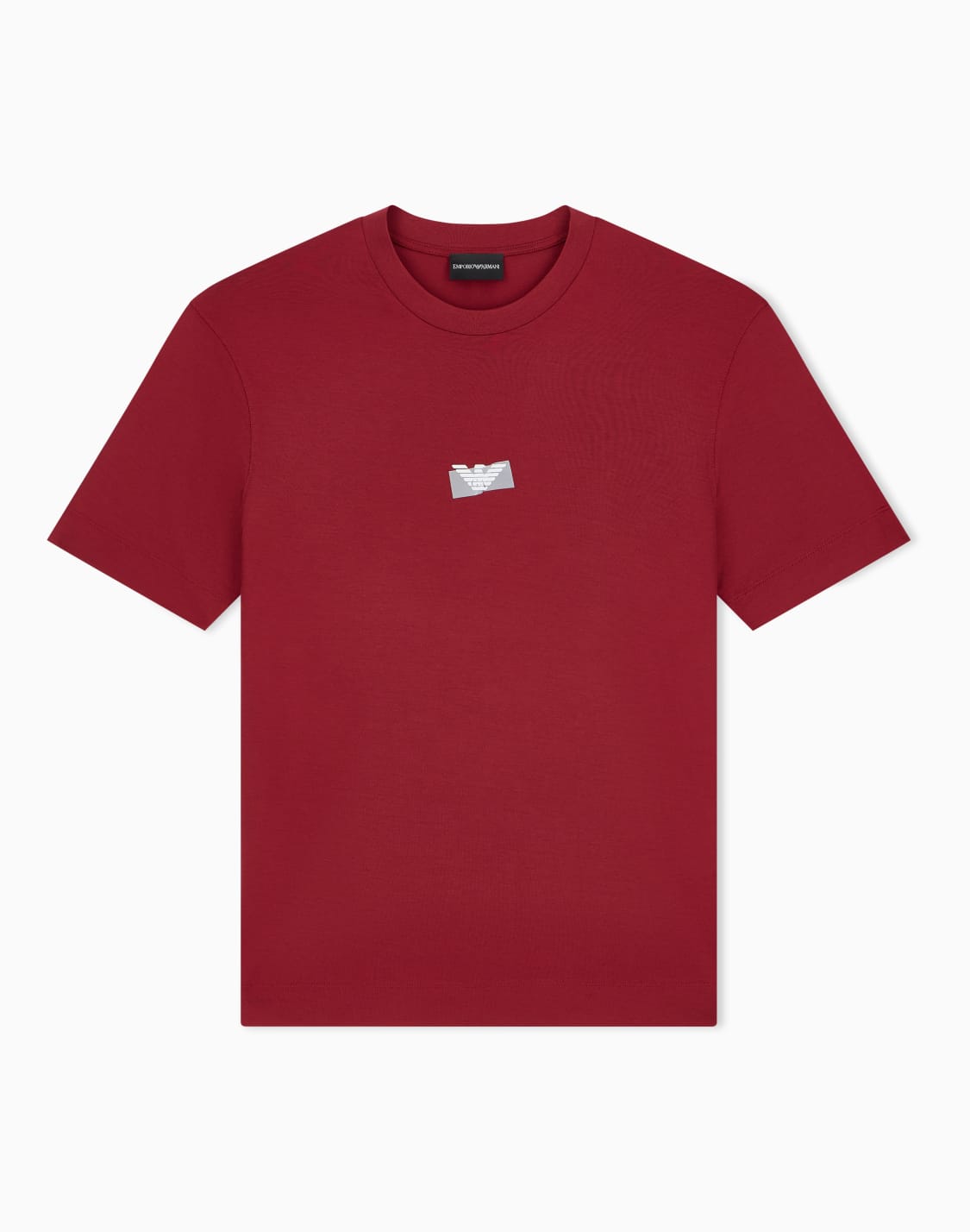 jersey-t-shirt-in-lyocell-blend-with-embossed-eagle-and-logo-print-red--emporio-armani