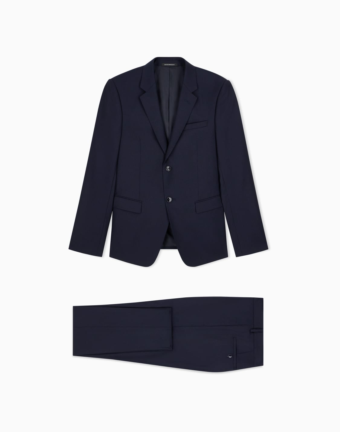 geftterter-anzug-aus-schurwolle-mit-mikromuster-marineblau--emporio-armani