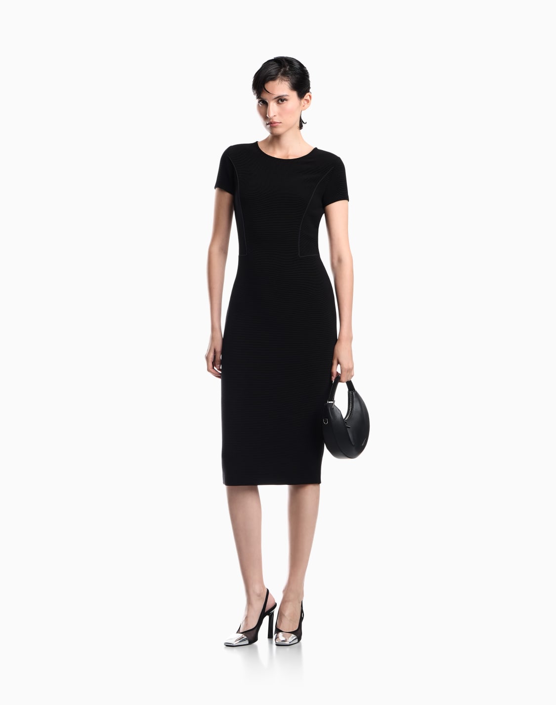 unlined-dress-in-ottoman-jersey-with-matte-satin-piping-black--emporio-armani