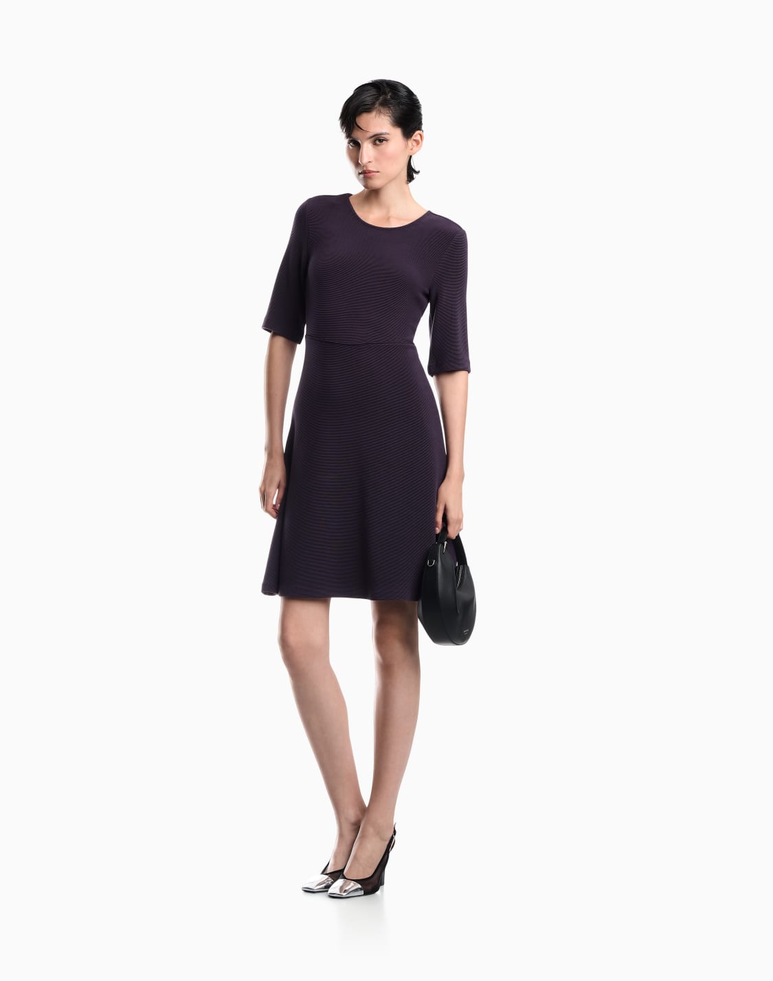 unlined-dress-in-ottoman-jersey-with-matte-satin-piping-purple--emporio-armani