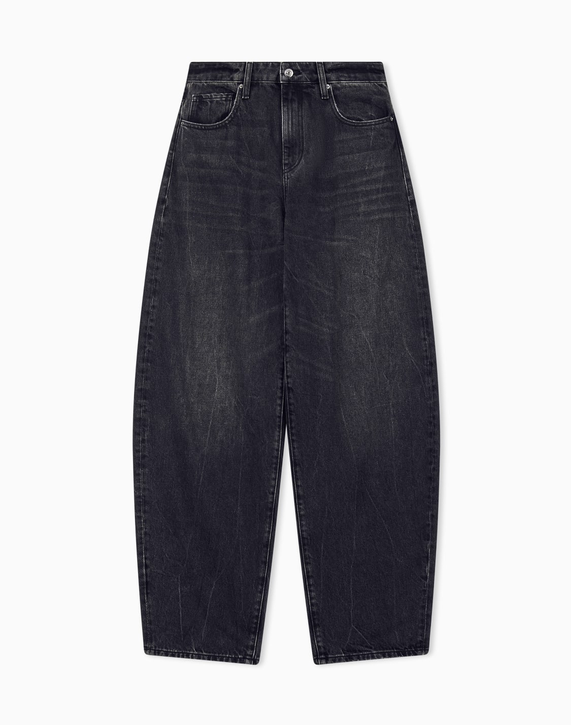vaquero-holgado-de-algodn-desgastado-con-cinco-bolsillos-negro--armani-exchange