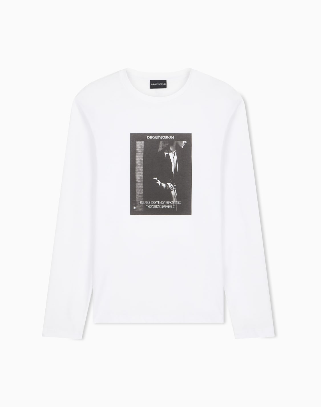 長袖tシャツ-ホワイト--emporio-armani