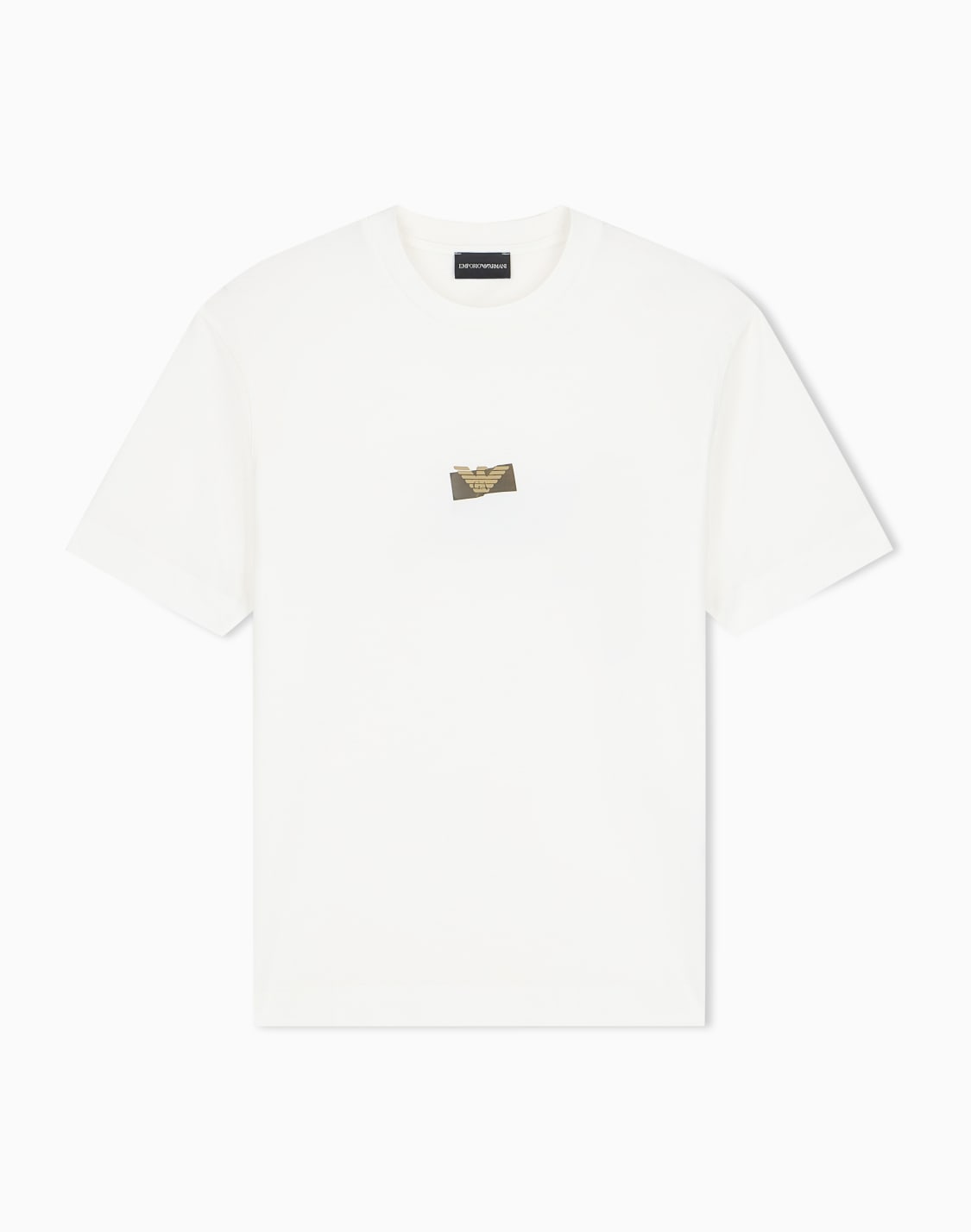 jersey-t-shirt-in-lyocell-blend-with-embossed-eagle-and-logo-print-white--emporio-armani